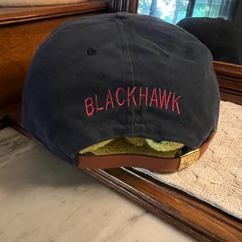 ROXXI BY ROYAL GRIP *Vintage*‎ Embroidered Indian Blackhawk Adjustable Back Hat - Picture 3 of 6